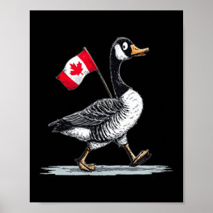 Nice Canada Animal Look mit Cooler Gans Poster