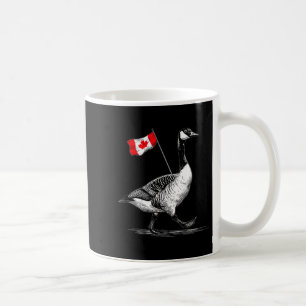 Nice Canada Animal mit Fahne für Gänseliebhaber Kaffeetasse