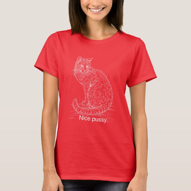 NICE CAT T-Shirt (Vorderseite)