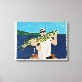 Nice Catch Painted by Mark Elsen Leinwanddruck