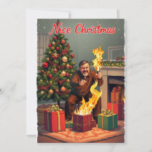 Nice Christmas Card - Fiery Fun B