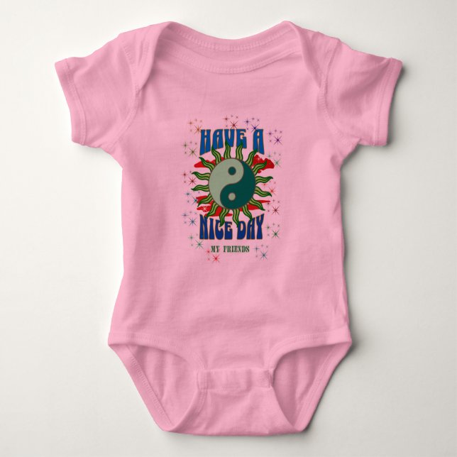 NICE DAY , Baby Bodysuit Strampler (Vorderseite)