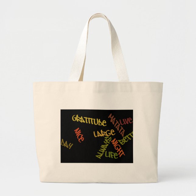 Nice Day Better Night Life Große Geschenke Tasche (Vorne)