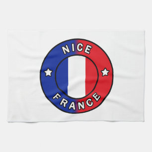 Nice France Geschirrtuch