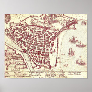 Nice France Map Poster