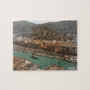 Nice France Port Lympia Panorama View