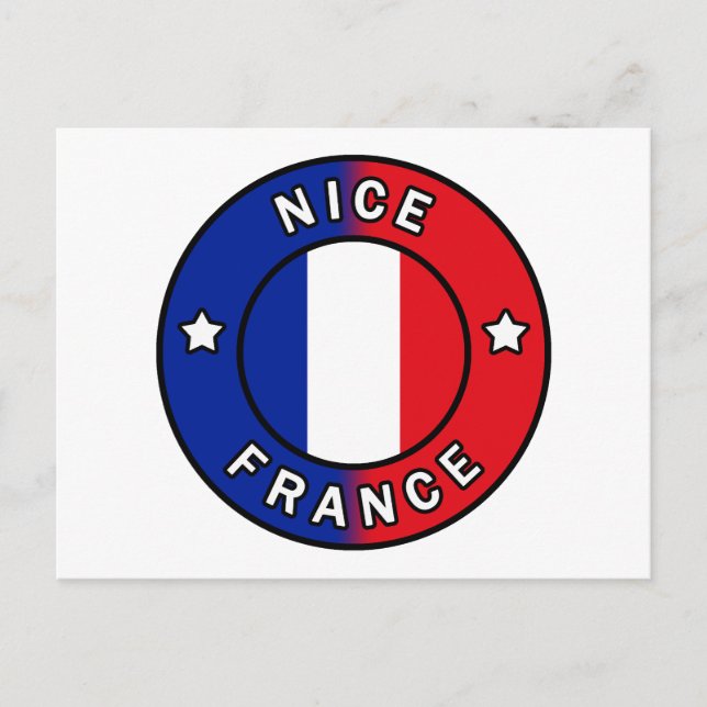 Nice France Postkarte (Vorderseite)