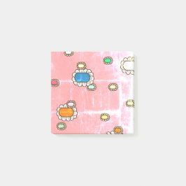 nice girls nice flowers  post-it klebezettel