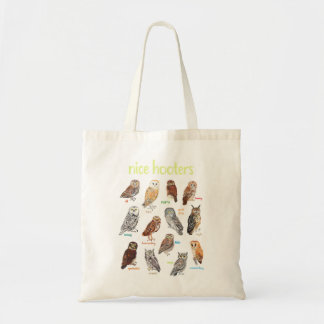Nice Hooters Owl Bird Pun Funny Adult Witz Birdwat Tragetasche