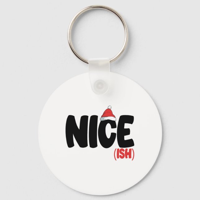 Nice-ish Funny Matching Weihnachten Weihnachten We Schlüsselanhänger (Vorderseite)
