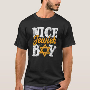 Nice Jewish Boy Ugly Hanukkah Sweater Chanukah Jud T-Shirt