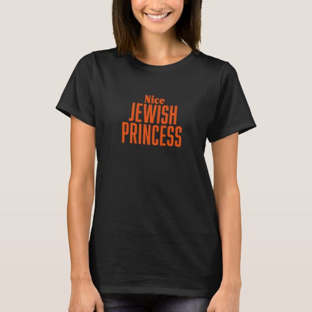 Nice Jewish Princess Happy Hanukkah Princess  2 T-Shirt (Vorderseite)