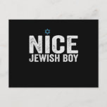 Nice jüdischer Junge Hanukkah Jüdisches Familienge Postkarte<br><div class="desc">chanukah, menorah, hanukkah, dreidel, jüdisch, Junge, Urlaub, Religion, Weihnachten, </div>