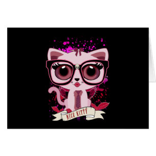 Nice Kitty - Black & PInk