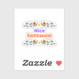 Nice Lettuce Best Chirps Hockey Sticker