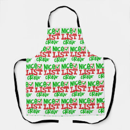 Nice List Crew Erwachsene Schürze
