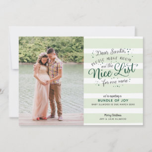 Nice Liste Noël Grossesse Faire-part