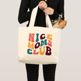 Nice Mamas Club Souvenir Retro Style Jumbo Stoffbeutel