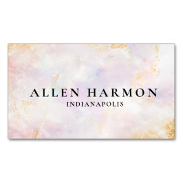 Nice Minimal Custom Family Name | 5-Minute Edit Magnetische Visitenkarte