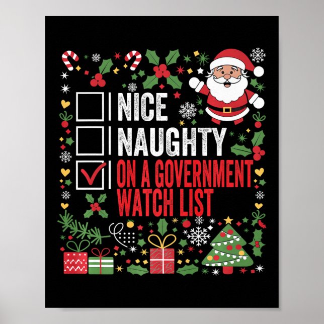 Nice Naughty auf der Webseite der Regierung: Funny Poster (Vorne)