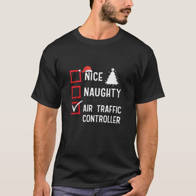 Nice Naughty Christmas Air Traffic Controller Tank (Vorderseite)