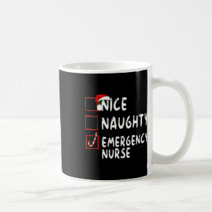 Nice Naughty Emergency Nurgency Weihnachtsliste Er Kaffeetasse