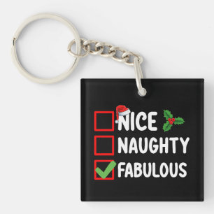 Nice Naughty Fabulous Funny Père Noël Liste de Noë