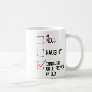 Nice Naughty Innocent bis Proven Guilty Christma Kaffeetasse