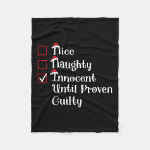 Nice Naughty Innocent bis Proven Guilty Niedlich C Fleecedecke