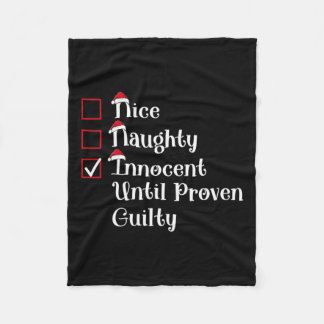 Nice Naughty Innocent bis Proven Guilty Niedlich C Fleecedecke
