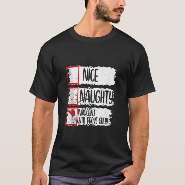 Nice Naughty Innocent Until Proven Guilty Tank Top (Vorderseite)