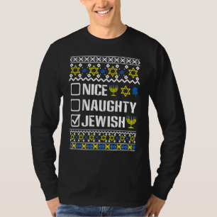 Nice Naughty Jewish Hanoukka Chanukah Juive Sweat