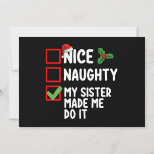 Nice Naughty meine Schwester ließ mich tun, es Wei Einladung