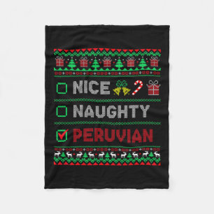 Nice Naughty Peruvian Christmas Checklist Peru Fleecedecke