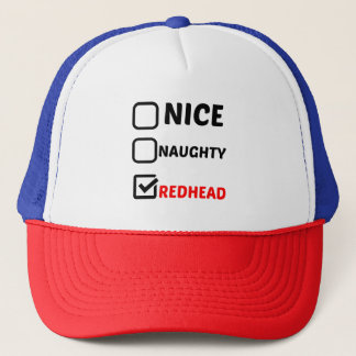 NICE NAUGHTY REDHEAD TRUCKERKAPPE