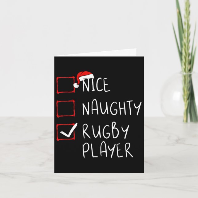 Nice Naughty Rug1 Karte (Vorderseite)