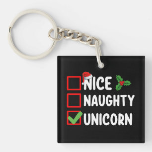 Nice Naughty Unicorn Liste de Noël