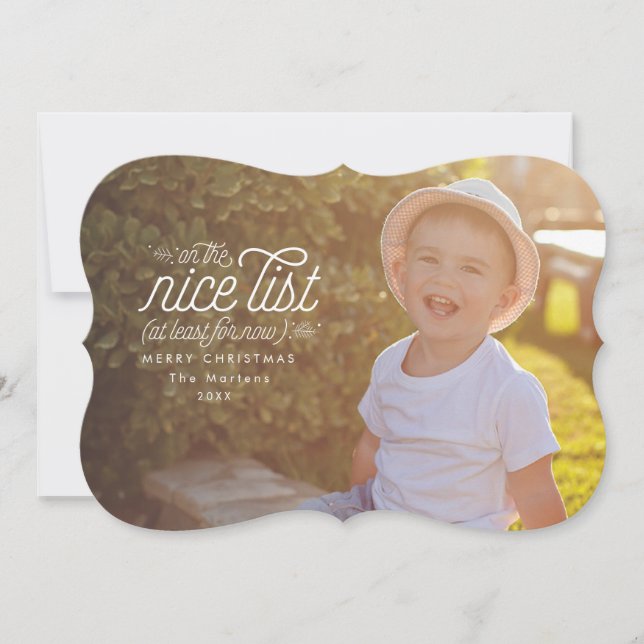 Nice pour maintenant Funny Carte photo de vacances (Devant)