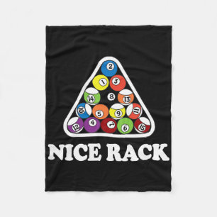 Nice Rack Billiard Pool T Shirt Fleecedecke