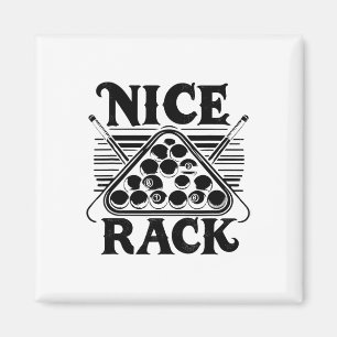 Nice Rack Pool Billiard Spieler Billard Cue Sport Magnet