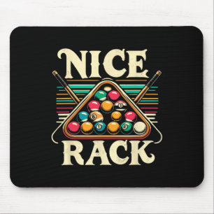 Nice Rack Pool Billiard Spieler Billard Cue Sport Mousepad