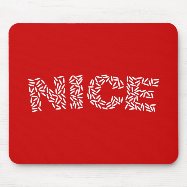 Nice Rice Mousepad (Vorne)