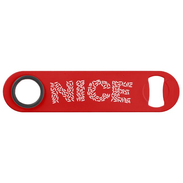 Nice Rice Speed Flaschenöffner (Vorderseite (Horizontal))