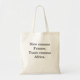 Nice Tunis Tote Bag Tragetasche