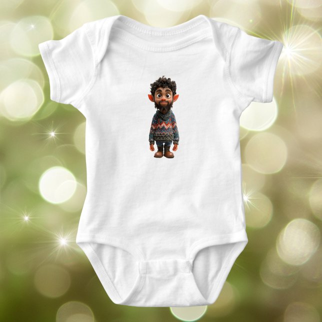 Nice Typ Christmas Elf Baby Bodysuit Strampler (Von Creator hochgeladen)