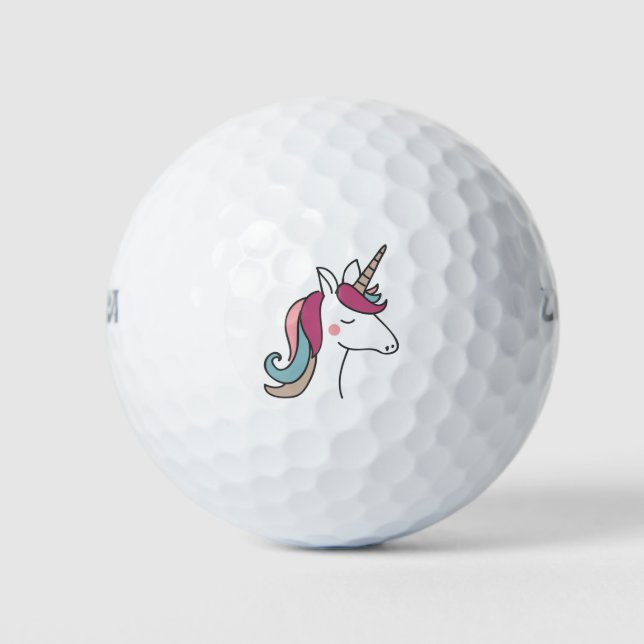 Nice Unicorn Golfball (Vorderseite)