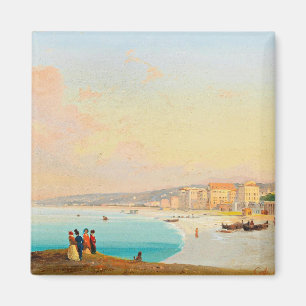 Nice, Vue sur la plage du Quai du Midi, Magnet