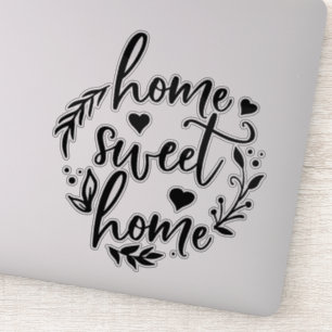 Nice Zuhause Design Zuhause Sweet Zuhause Aufkleber