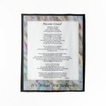 Nicene Creed Tapestry Christlich Credo Dekoration