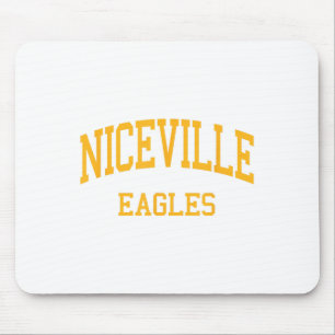 Niceville High School Hs Niceville Fl Retro Sports Mousepad
